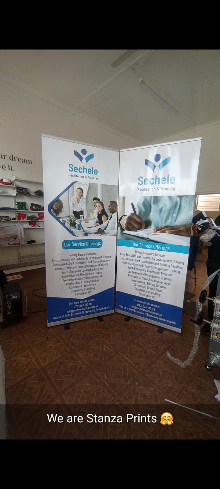 Entrepreneurial coaching at Sechele event